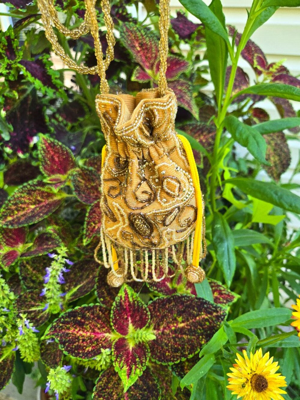 Gold purse